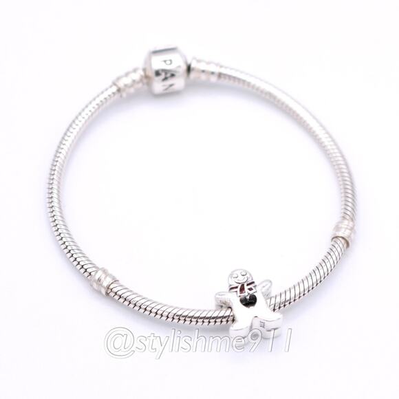 Authentic Pandora Sweet Gingerbread Man Charm - 792002EN07 - Picture 7 of 11